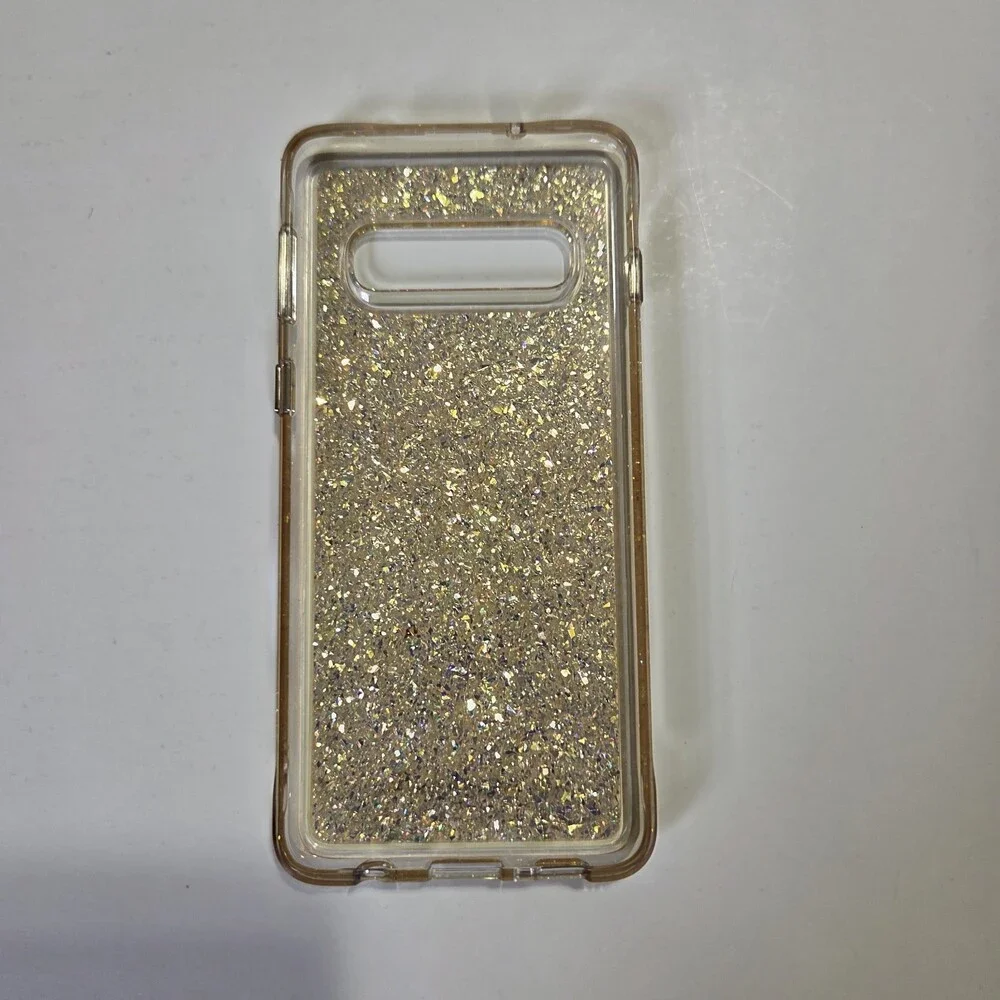 Galaxy S10 gold glitter case by CaseMate for Samsung